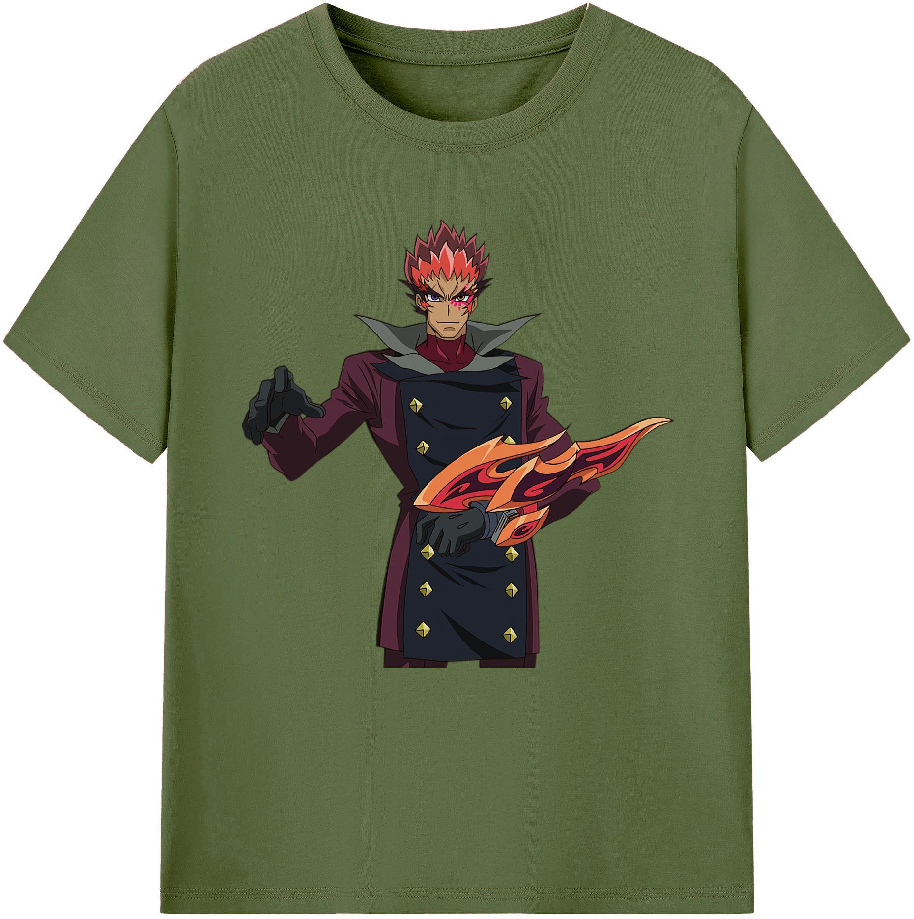 （画像用） 遊☆戯☆王 Yu-Gi-Oh! 綿100％半袖Tシャツ（フロントプリント）